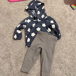 Carters baby girl matching set